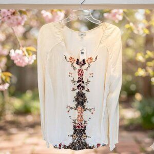 J. Jill Heritage Collection Embroidered Blouse